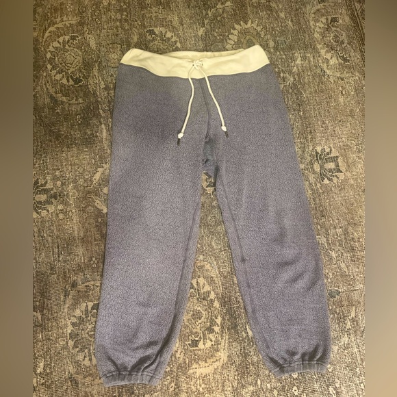 THE GREAT. Pants - The Great Terry Gray Fleece Stadium Joggers 1/small